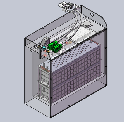Batería de litio de la carretilla elevadora de la situación de EIKTO 12.8v 200Ah