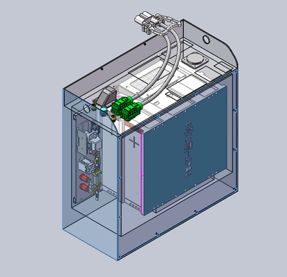 Batería de litio de soldadura láser de modo de reemplazo vertical 24V 300Ah
